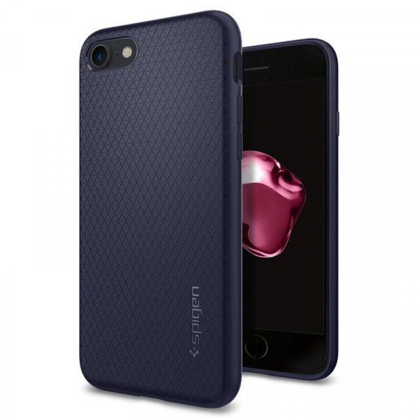   TPU Spigen Liquid Air  iPhone 8 7 Midnight Blue (042CS21189)