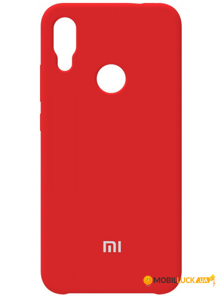 - Xiaomi Silicone Case Redmi Note 7 Rose Red