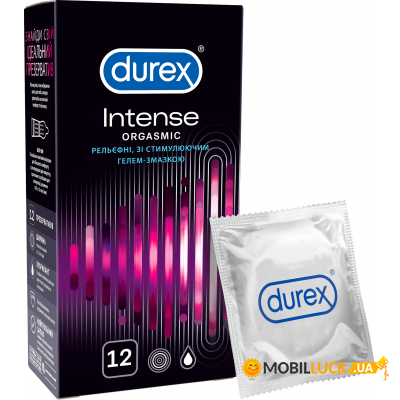  Durex Intense Orgasmic 12  (5052197056037)