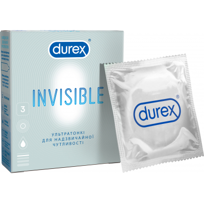  Durex Invisible 3  (5052197049589)