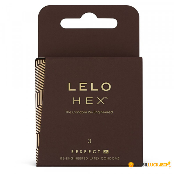 LELO HEX Condoms Respect XL 3 Pack,   ,  