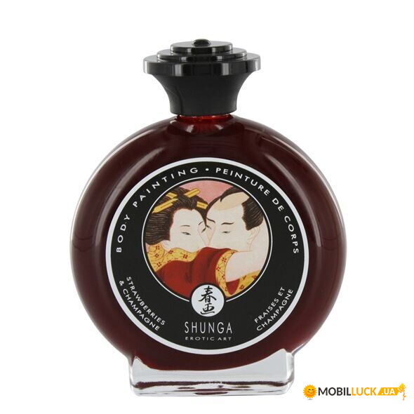    Shunga BODYPAINTING - Sparkling Strawberry Wine (100 )