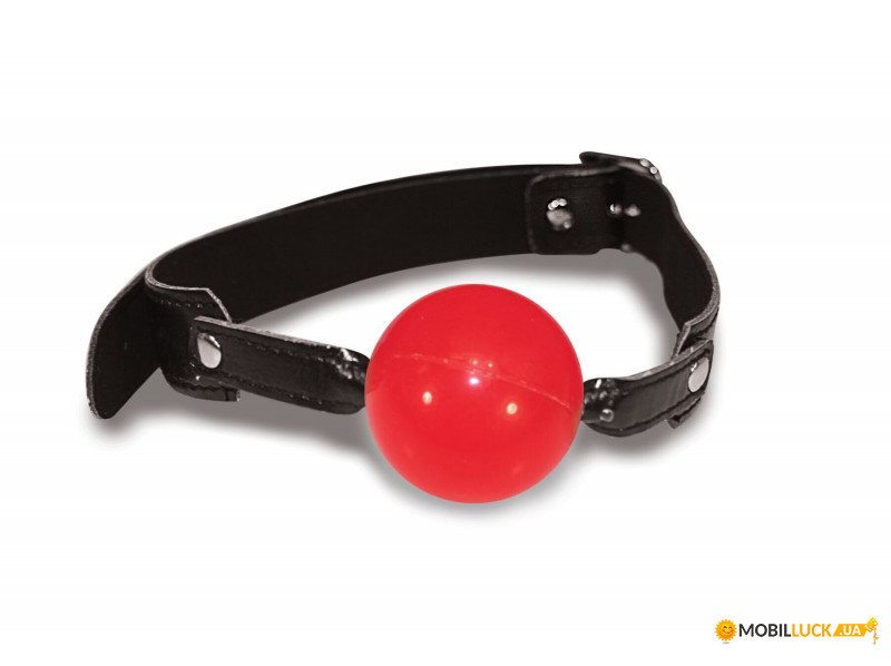    Sex And Mischief - Solid Red Ball Gag