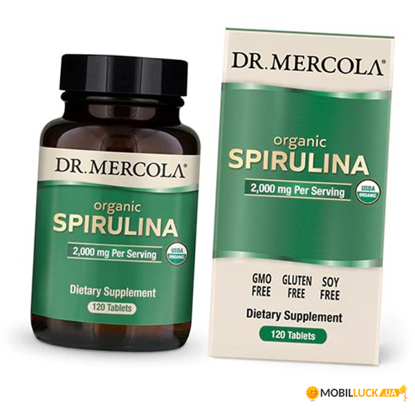   Dr. Mercola Organic Spirulina 120 (71387017)