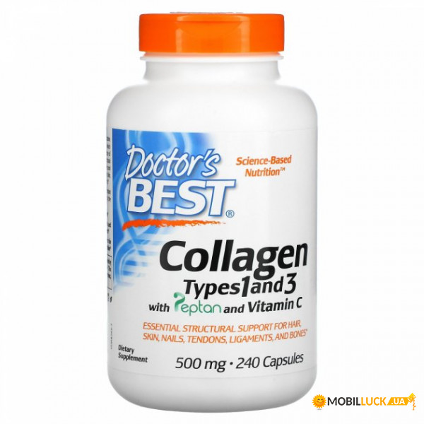  1  3  Doctors Best (Collagen types 1 and 3) 500  240 