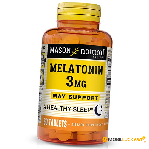  Mason Natural Melatonin 3 60 (72529002)