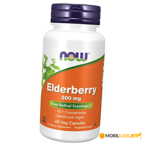   Now Foods Elderberry 500 60 (71128166)