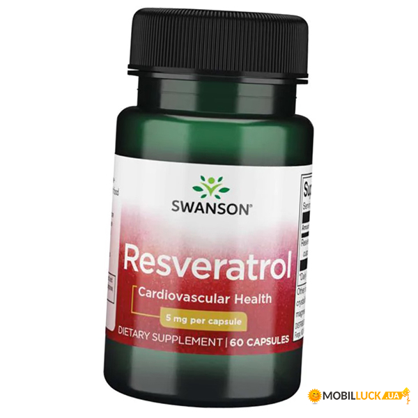  Swanson Resveratrol 5 60 (70280019)