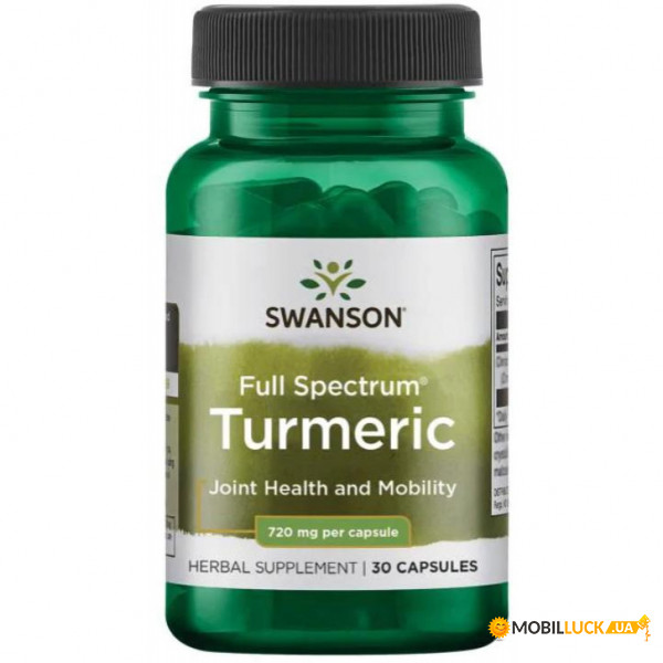    Swanson Turmeric 720mg - 30cap