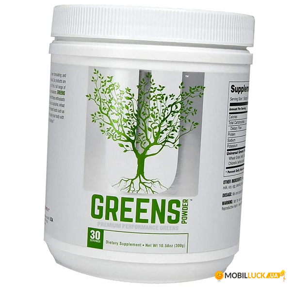       Universal Nutrition Greens Powder 300 (71086003)