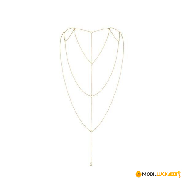      Bijoux Indiscrets Magnifique Back and Cleavage Chain - Gold