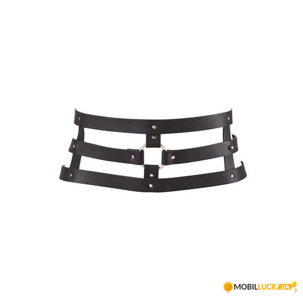  Bijoux Indiscrets MAZE - Wide Belt and Restraints Black