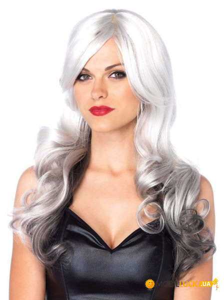  Leg Avenue Allure Multi Color Wig Grey/Black