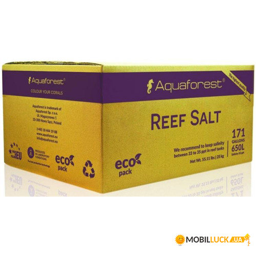   Aquaforest Reef Salt, 25  111030