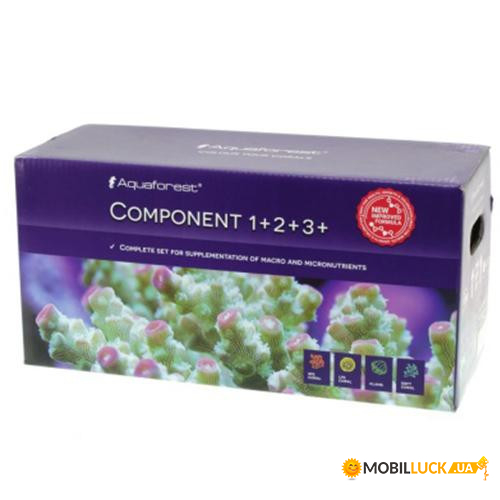    Aquaforest Component 1+, 2+, 3+   , -, 3x5  126741