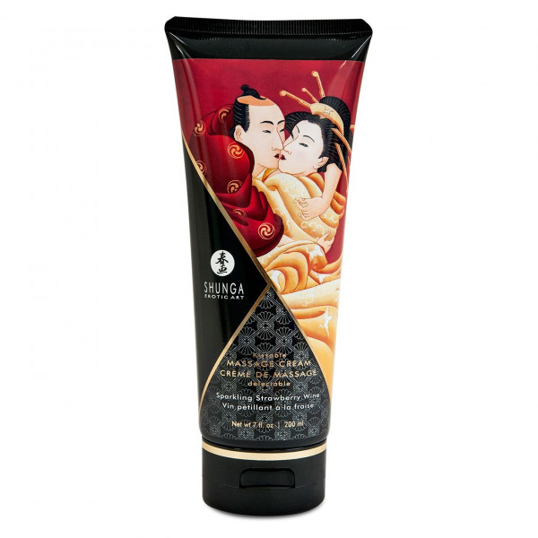    Shunga Kissable Massage Cream - Sparkling Strawberry Wine (200 ) (SO2506)