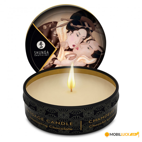   Shunga MINI MASSAGE CANDLE - Intoxicating Chocolate (30 )