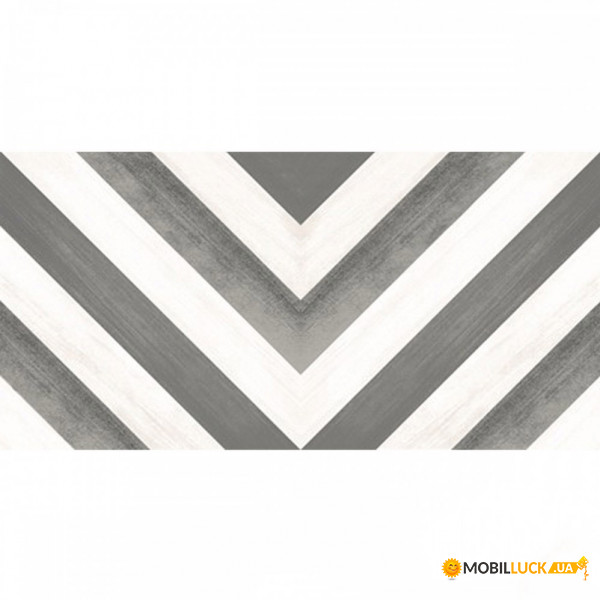  Bestile Chevron Pincelado Gris