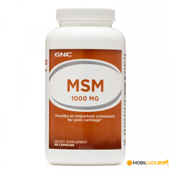     GNC MSM 1000 180  