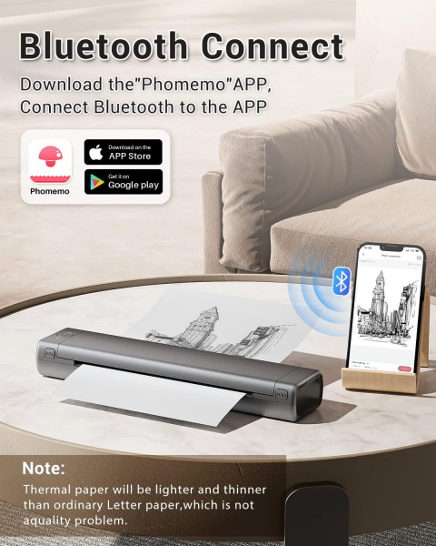 ������������ ����������� ������� ��� ������ �4 Phomemo M08F Dark Space Gray