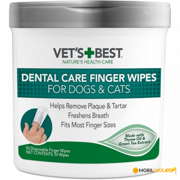          VET`S BEST Clean Teeth Wipes 50 (0031658000012) (vb00001)