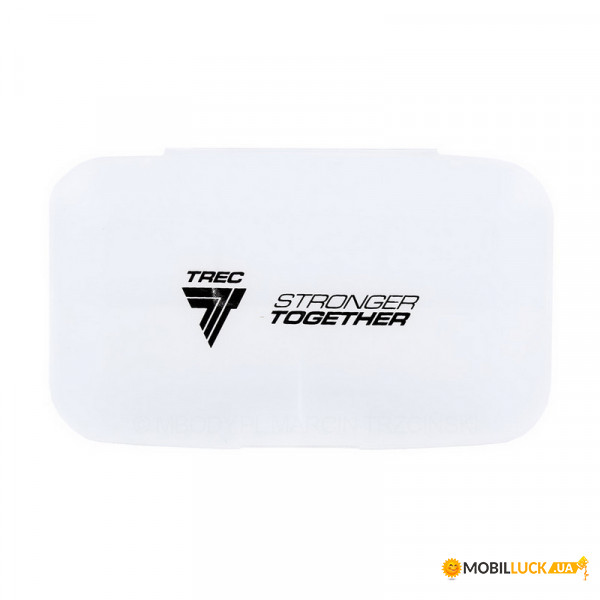  TREC nutrition Pillbox Stronger Together white