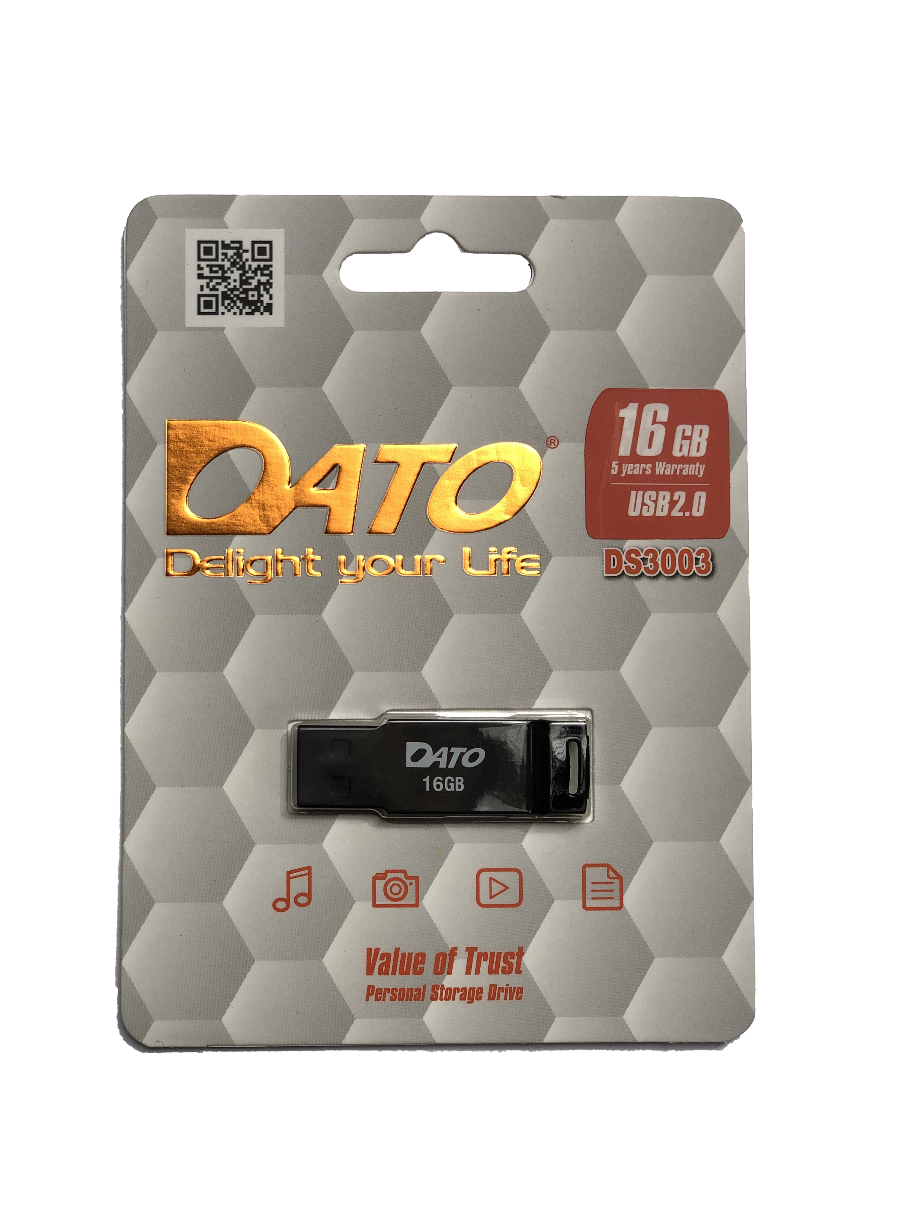 - Dato USB2.0 DS3003 16GB Black (DS3003B-16G)