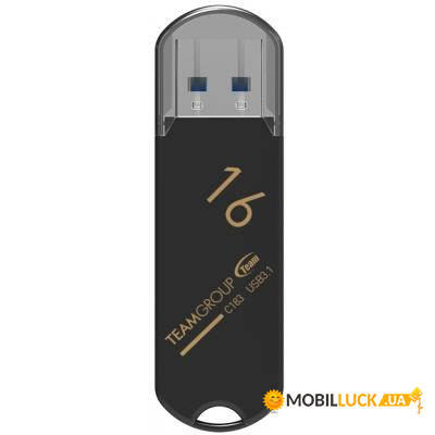  Team 16GB C183 USB3.1 Black (TC183316GB01)