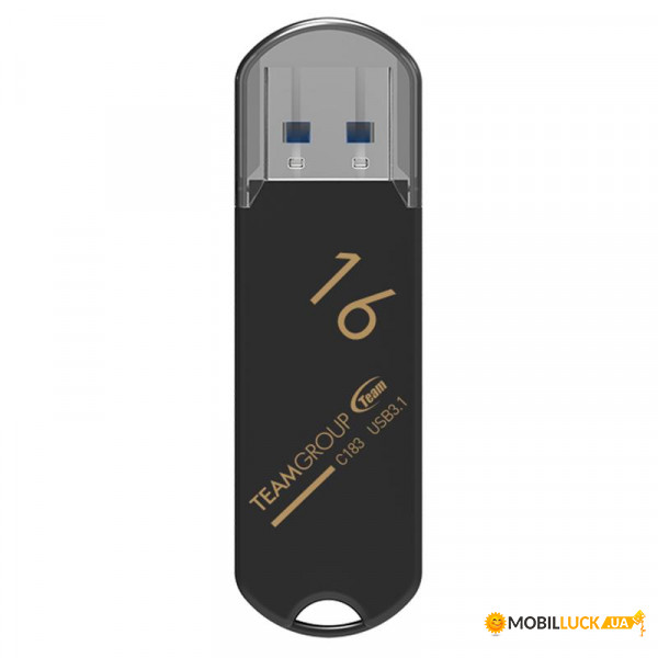  USB 3.1 16GB Team C183 Black (TC183316GB01)