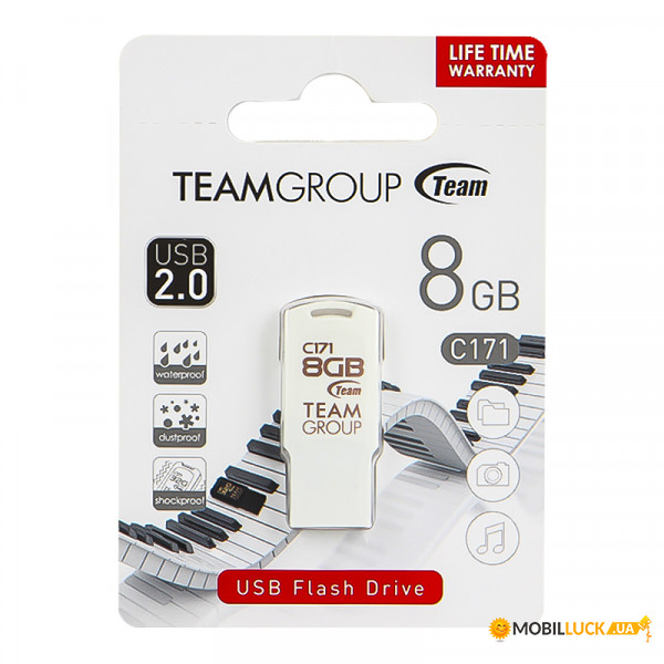 - 8 GB Team C171 White