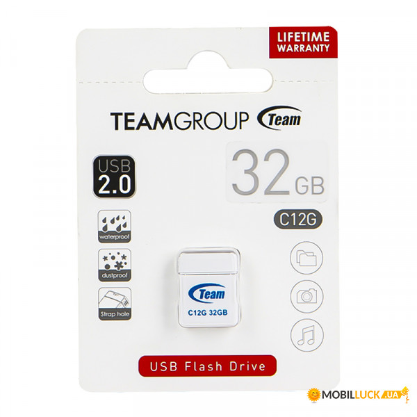  Team C12G 32Gb White