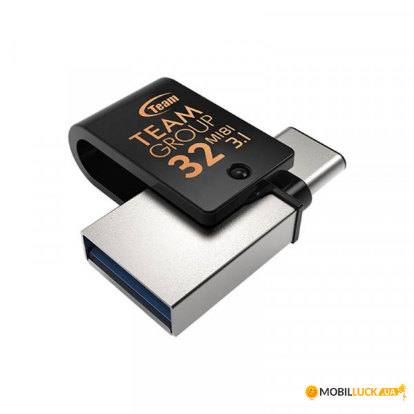  USB 3.1 32GB OTG Type-C Team M181 Black (TM181332GB01)