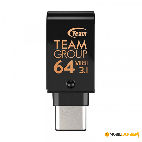  USB 3.1 64GB OTG Type-C Team M181 Black (TM181364GB01)