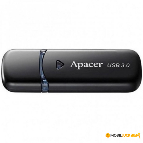 - USB Apacer 32Gb AH355 Black USB 3.0 (AP32GAH355B-1)