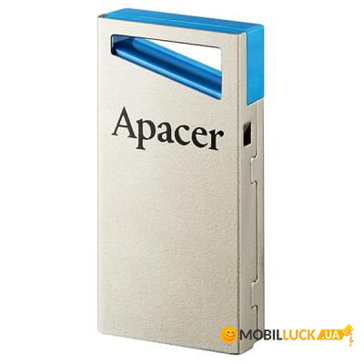 - Apacer USB3.0 AH155 64GB Silver-Blue (AP64GAH155U-1)