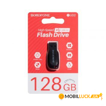 - USB Flash Drive Borofone UD2 128GB