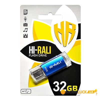  USB 32GB Hi-Rali Rocket Series Blue (HI-32GBVCBL)