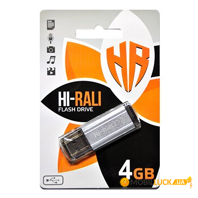  USB 4GB Hi-Rali Stark Series Silver (HI-4GBSTSL)