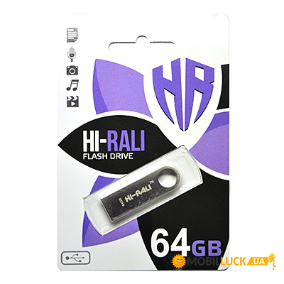 - 64GB Hi-Rali Shuttle Series Black (HI-64GBSHBK)