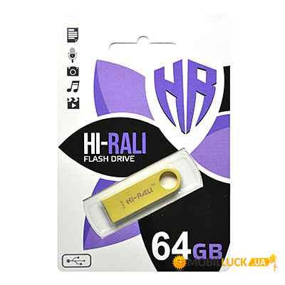 -' HI-RALI 64GB Shuttle series Gold (HI-64GBSHGD)