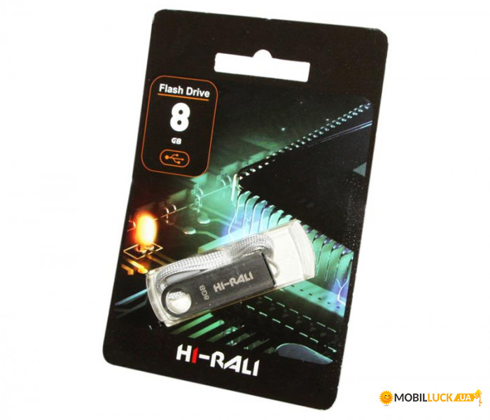 - 8GB Hi-Rali Shuttle Series Silver (HI-8GBSHSL)