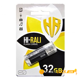  USB 2.0 32GB Hi-Rali Corsair Series Black (HI-32GBCORBK)