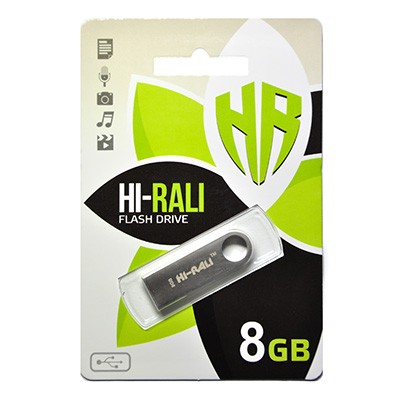  USB 2.0 8GB Hi-Rali Shuttle Series Black (HI-8GBSHBK)