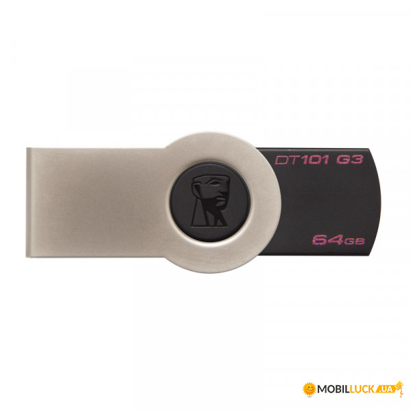  USB 64Gb Kingston DT101 G3 Black 