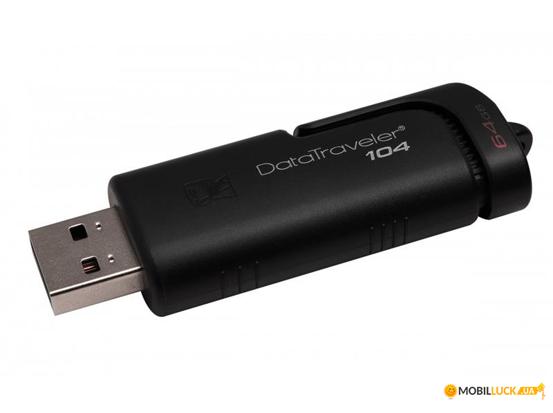  USB 64GB Kingston DataTraveler 104 Black (DT104/64GB)