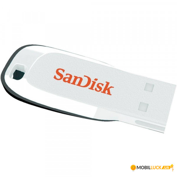 - USB Sandisk Cruzer Blade 16 GB White (SDCZ50C-016G-B35W)