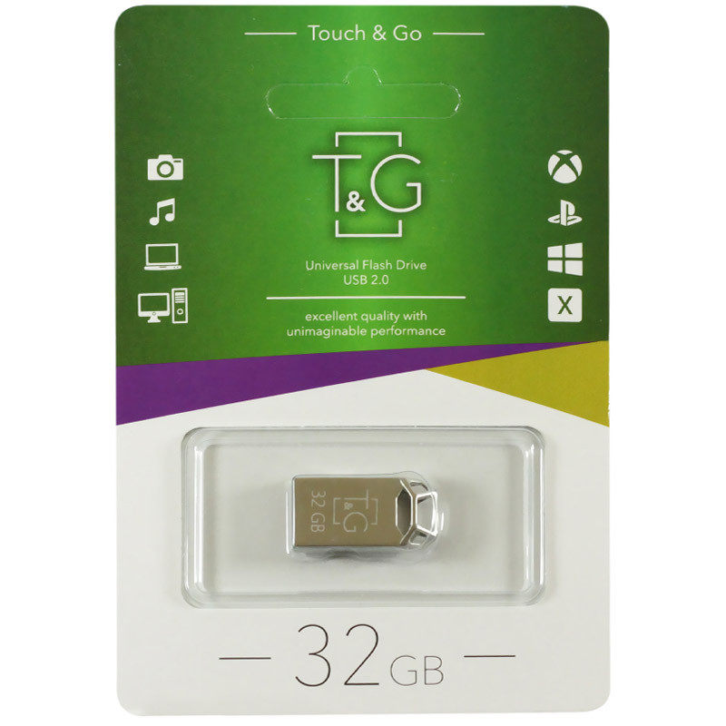 - USB Flash Drive T&G 110 Metal Series 32GB 