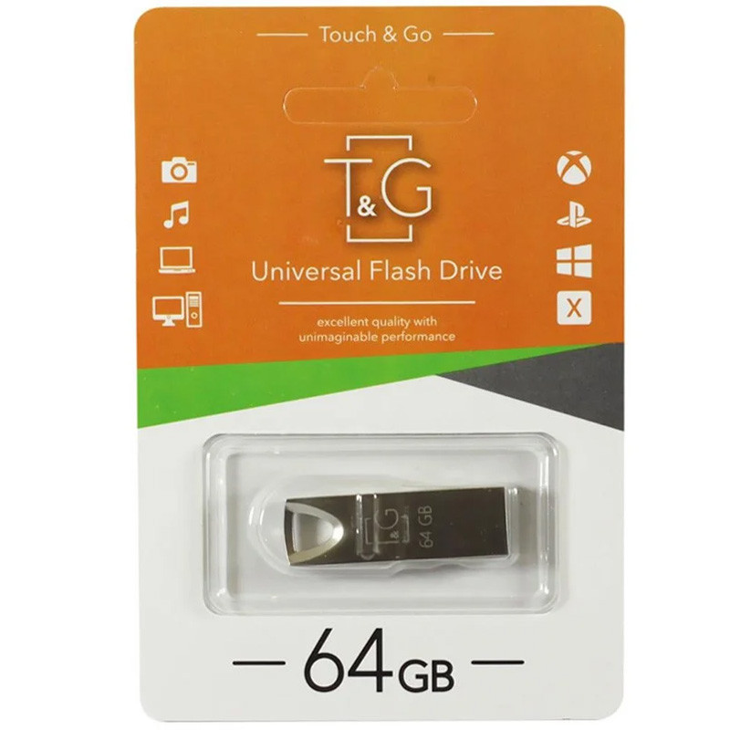 - 3.0 USB Flash Drive T&G 117 Metal Series 64GB 