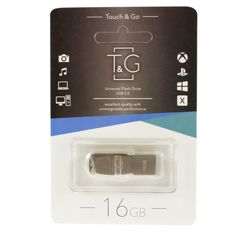 - 16GB T&G 100 Metal Series Silver (TG100-16G)