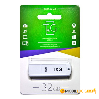  USB 32GB T&G 011 Classic Series White (TG011-32GBWH)